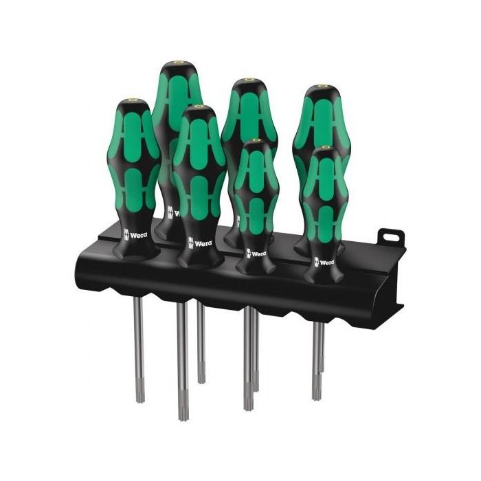 Wera 367/7 TORX HF Kraftform Plus - Juego de Destornilladores con Función de Sujeción