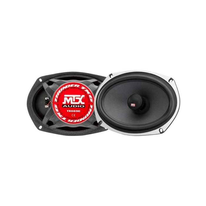 MTX TX669C Altavoces coaxiales 16x23cm 6x9 2 vías 120W RMS 4O chasis de aluminio tweeter de neodimio bobina domo de seda TSV TIL 1