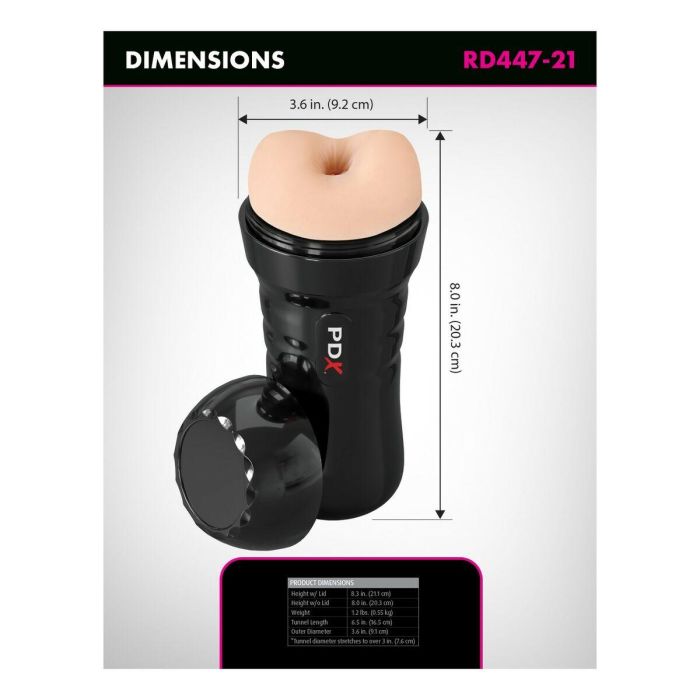 Masturbador Masculino Pipedream PDX Extreme Carne 6 Masturbador Masculino Pipedream PDX Extreme Carne 6