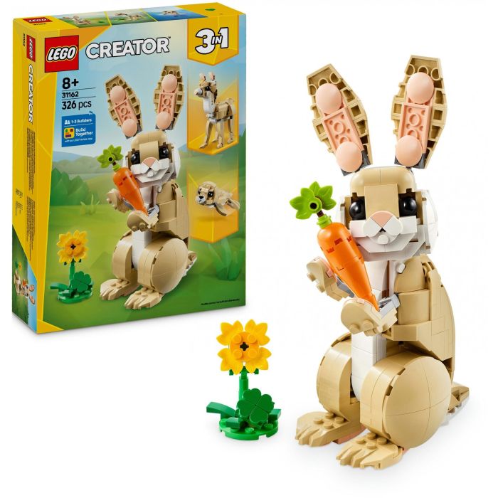 LEGO 31162 Creator El Adorable Conejito 3 en 1 - Set de Construcción de Juguete para Niñas a partir de 8 Años 2 LEGO 31162 Creator El Adorable Conejito 3 en 1 - Set de Construcción de Juguete para Niñas a partir de 8 Años 2
