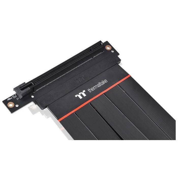 Thermaltake Extensor PCI Express 4.0 16X 30cm Macho a Hembra Ángulo 90° Negro 5 Thermaltake Extensor PCI Express 4.0 16X 30cm Macho a Hembra Ángulo 90° Negro 5