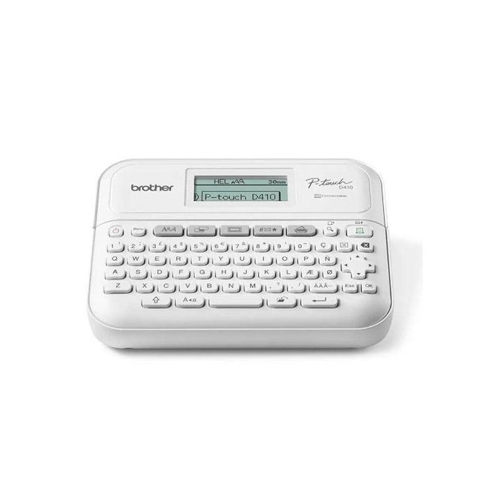 BROTHER Rotuladora electrónica de sobremesa PT-D410 con conexión a PC BROTHER Rotuladora electrónica de sobremesa PT-D410 con conexión a PC