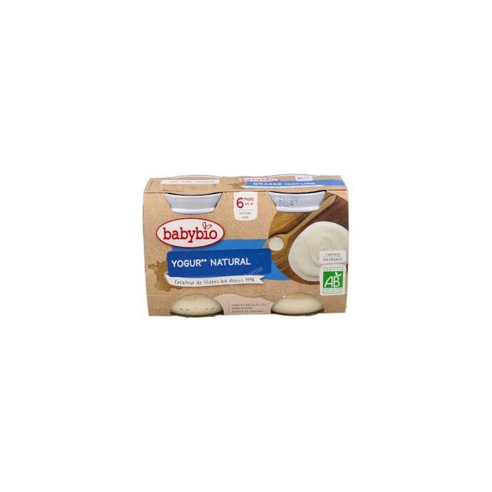 Babybio Yogur Natural 2X130