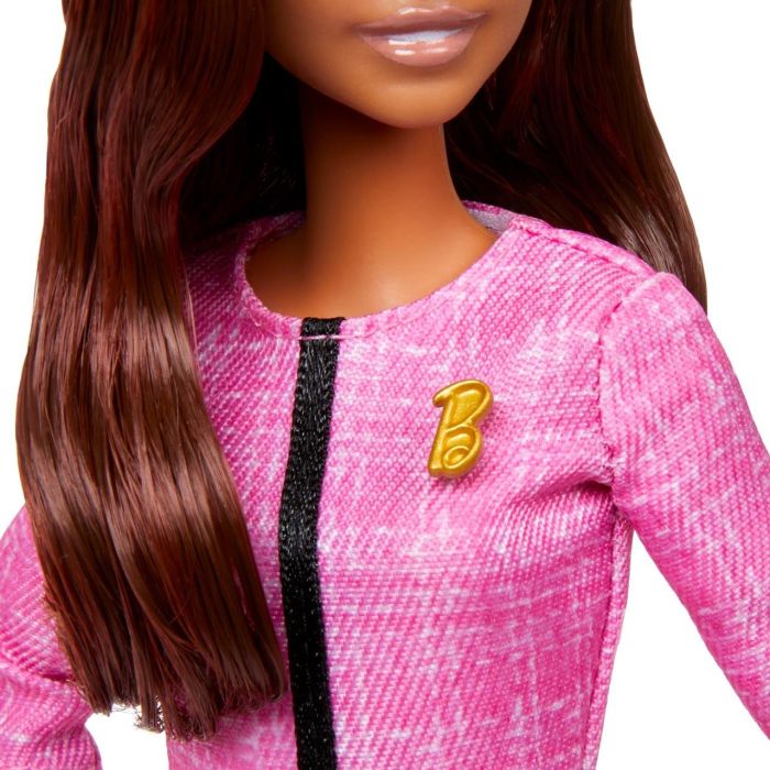 Muñeca Barbie Futura Lider Pelo Castaño Hxn99 Mattel 3