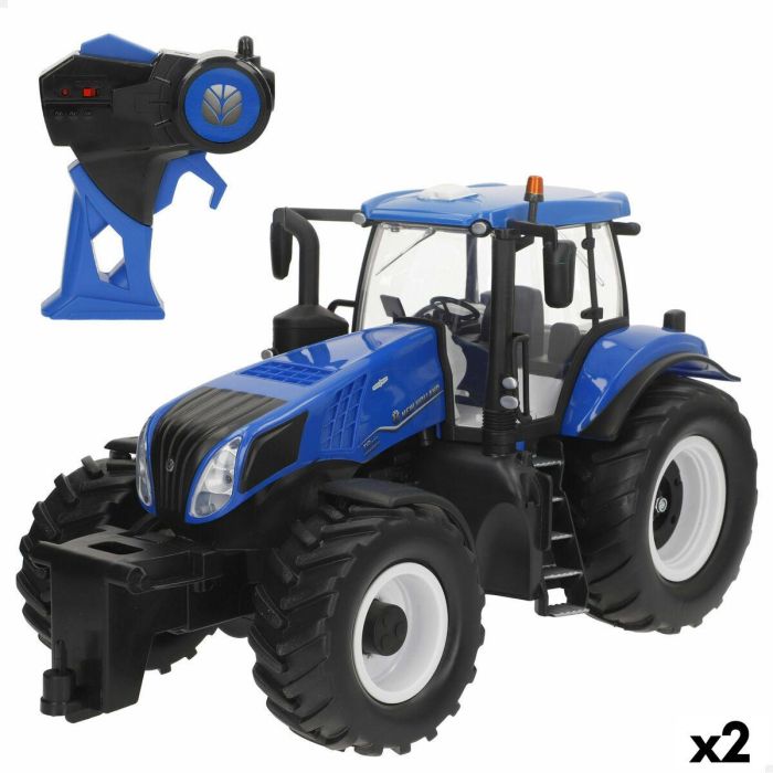 Coche Radio Control New Holland 37 x 21 x 18 cm (2 Unidades) 6 Coche Radio Control New Holland 37 x 21 x 18 cm (2 Unidades) 6