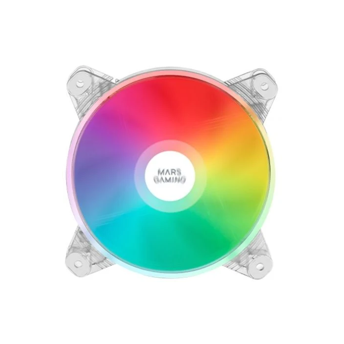 Mars Gaming Ventilador MFD 12cm RGB Chroma Silencioso con Iluminación Dual