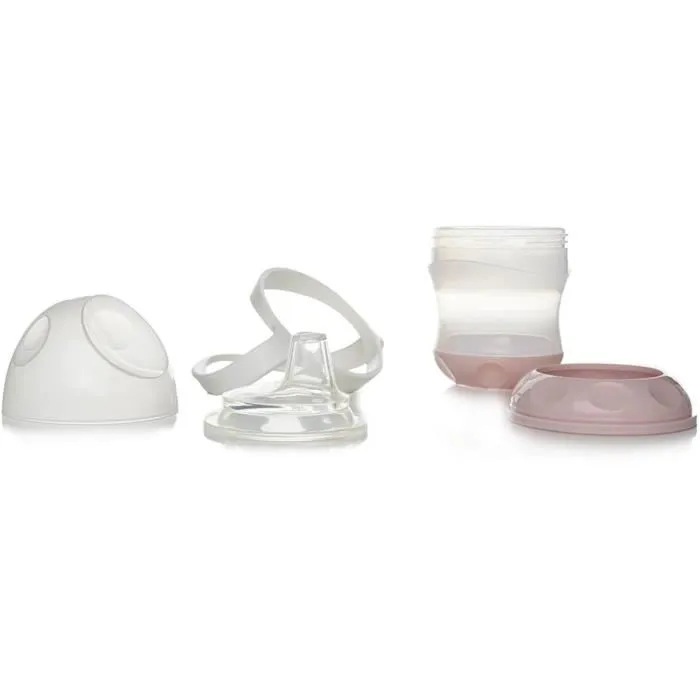 Thermobaby Vaso Antigoteo con Tapa - Rosa Empolvado 3