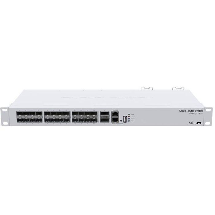 Mikrotik CRS326-24S+2Q+RM Switch Gestionado L3, 24x SFP+ 2x QSFP+, Montaje en Rack, Soporte 10G 0 Mikrotik CRS326-24S+2Q+RM Switch Gestionado L3, 24x SFP+ 2x QSFP+, Montaje en Rack, Soporte 10G 0