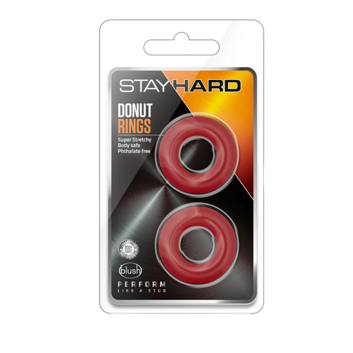 Anillo para el Pene Blush Stay Hard Rojo 1 Anillo para el Pene Blush Stay Hard Rojo 1