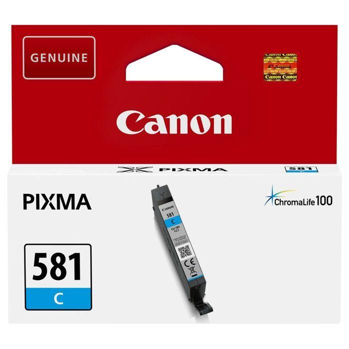 Canon Pixma TS615x/TS815x/TS915x/TR755x/TR855x Cartucho cyan CLI581 1