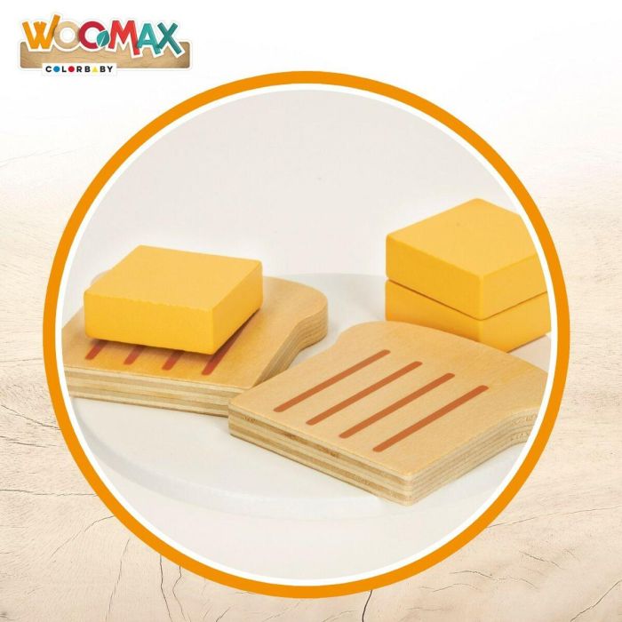 Tostadora de juguete Woomax 10 Piezas 18,5 x 12,5 x 7,5 cm (4 Unidades) 4 Tostadora de juguete Woomax 10 Piezas 18,5 x 12,5 x 7,5 cm (4 Unidades) 4