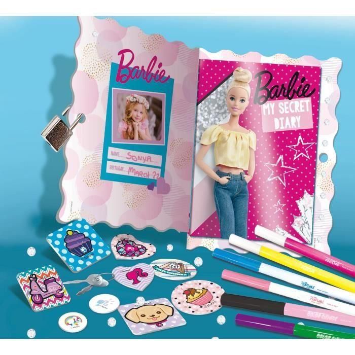 Diario para personalizar - Barbie el diario secreto - LISCIANI 1 Diario para personalizar - Barbie el diario secreto - LISCIANI 1