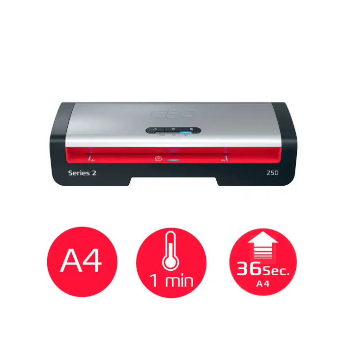 GBC 4410070EU Plastificadora Modelo 250 DIN A4 Color Plata 4