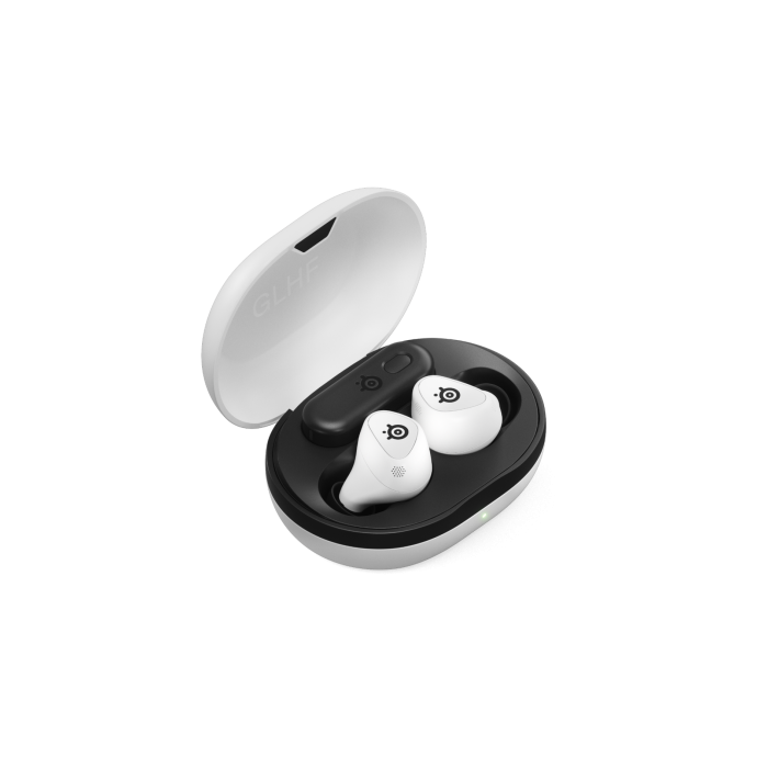 SteelSeries 61682 Auriculares Inalámbricos Bluetooth para Juego, Dentro de Oído, Blanco