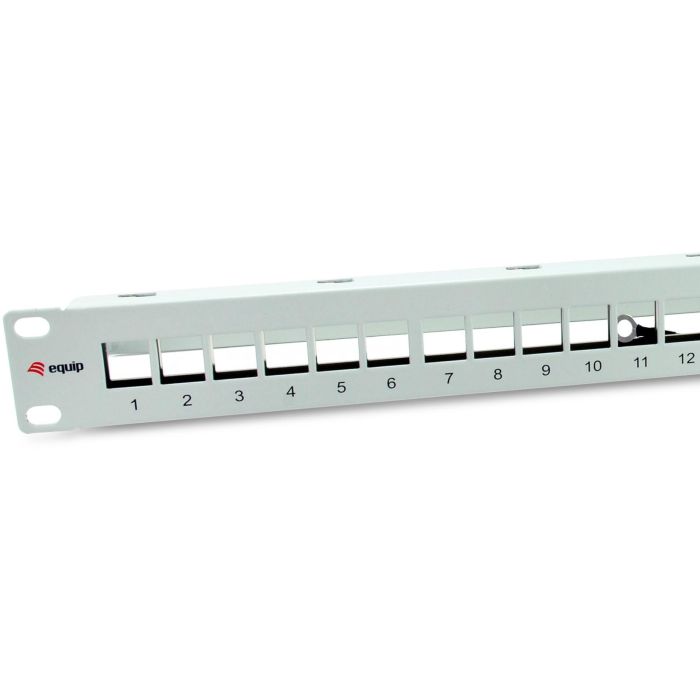 Equip Patchpanel 24x Cat6A 19" FTP 1HE Keystone Montage ws 2