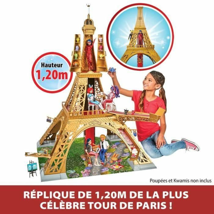 Miraculous Playset de Lujo Paris BAN3701405822958 Más de 1,20 m con Accesorios 5