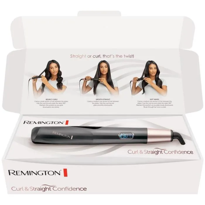 Remington Rizador Rizador Curl Confidence Advanced Ceramic Turmalina Antiestático S6606 1