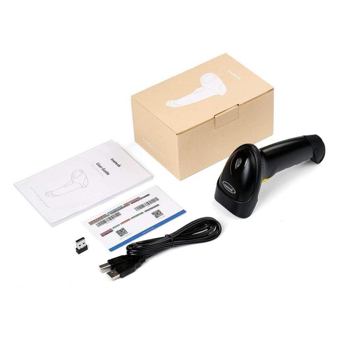 Inateck Lector de Códigos de Barras Inalámbrico Bluetooth BCST-50 Black 1D/2D 1