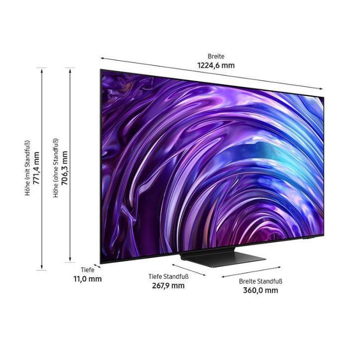 Samsung GQ55S95DAT Televisor 55" OLED 4K Ultra HD Smart TV (100 Hz, HDR10+, Tizen, WiFi, Bluetooth, Negro Grafito) 8 Samsung GQ55S95DAT Televisor 55" OLED 4K Ultra HD Smart TV (100 Hz, HDR10+, Tizen, WiFi, Bluetooth, Negro Grafito) 8