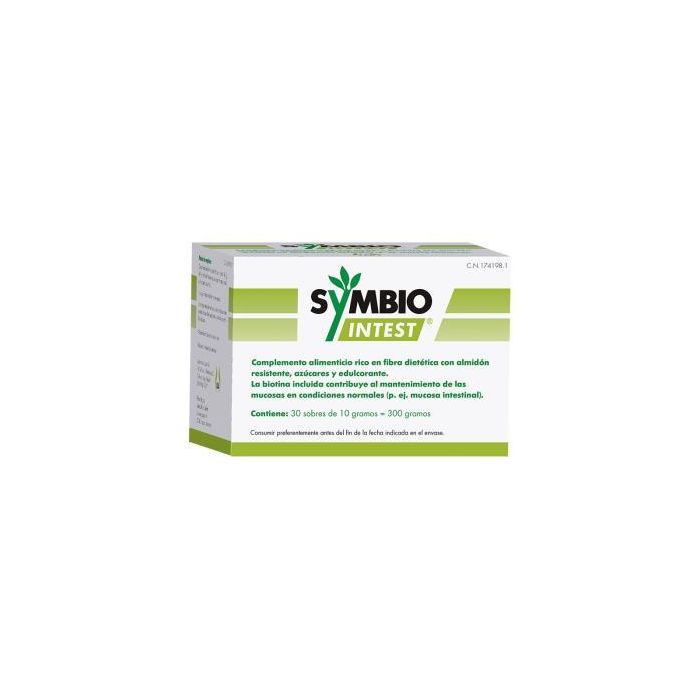 SYMBIOPHARM Symbiointest Suplemento Fibra con Almidón Resistente y Biotina para Mucosa Intestinal - 30 Sobres