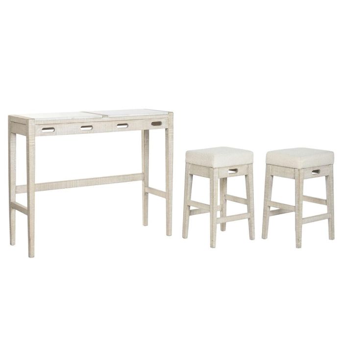 Barra Cocina Moderno DKD Home Decor Natural Blanco 40 x 96 x 112 cm Set de 3 7