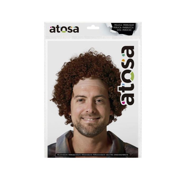 Peluca Castaño Rizado 1 Peluca Castaño Rizado 1