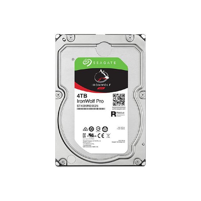 Seagate Disco Duro IronWolf Pro NAS ST4000NT001 4TB 3.5" SATA III Seagate Disco Duro IronWolf Pro NAS ST4000NT001 4TB 3.5" SATA III
