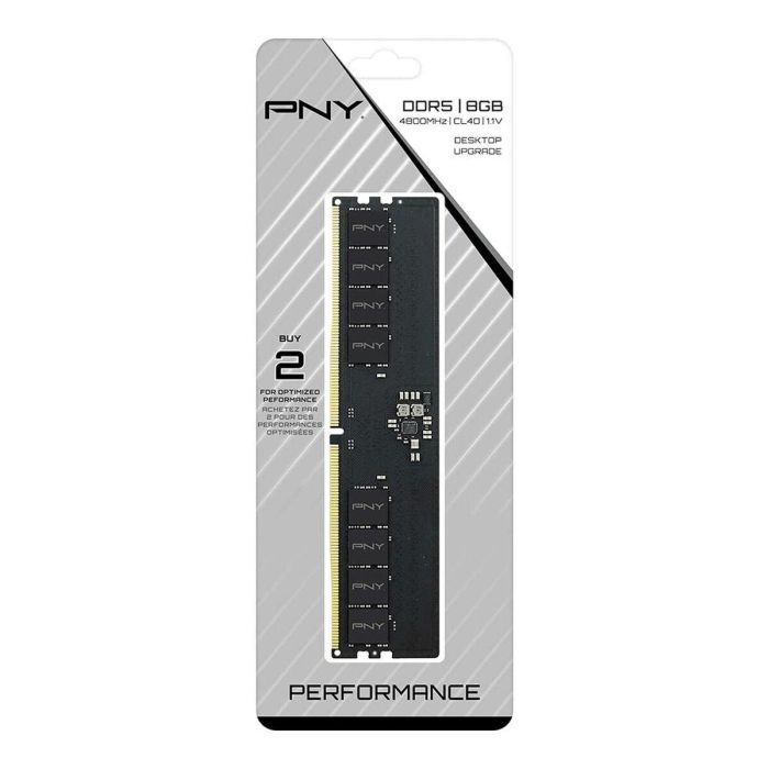 Memoria RAM PNY 8 GB DDR5 SDRAM DDR5 4800 MHz CL40 3