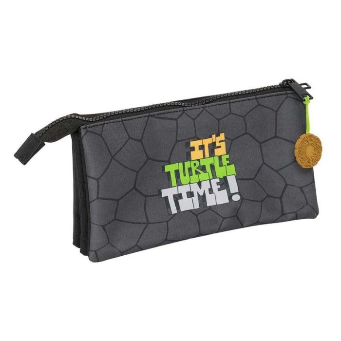 Bolso Escolar Portatodo Safta Triple Tortugas Ninja 120x220x30 mm 4