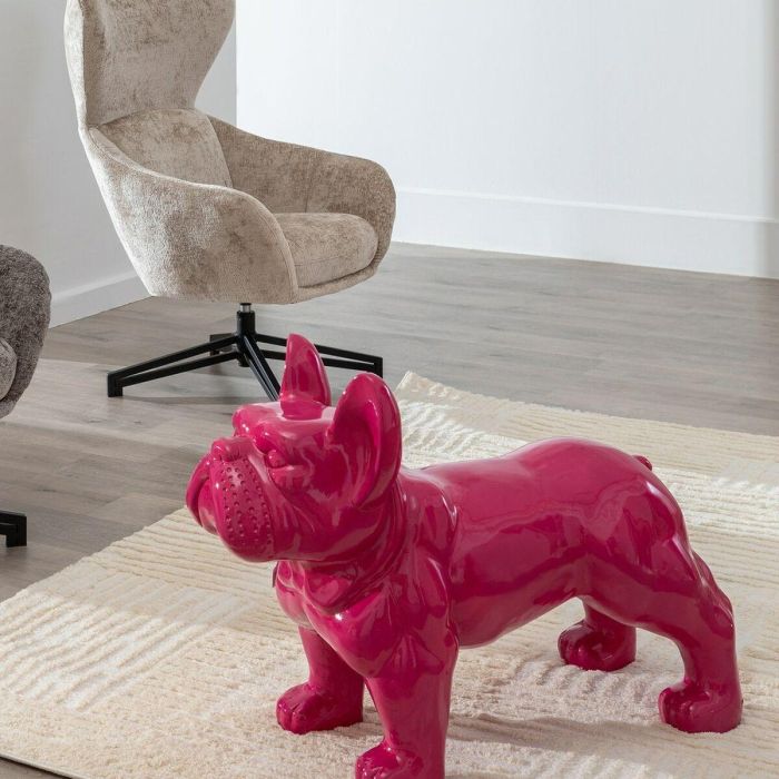 Figura Decorativa Fucsia Perro 88 x 38 x 63 cm 1