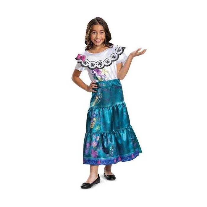 Disney Disfraz Oficial de Mirabel de la Película Encanto Deluxe para Niña, Talla 3-4 Años 6 Disney Disfraz Oficial de Mirabel de la Película Encanto Deluxe para Niña, Talla 3-4 Años 6