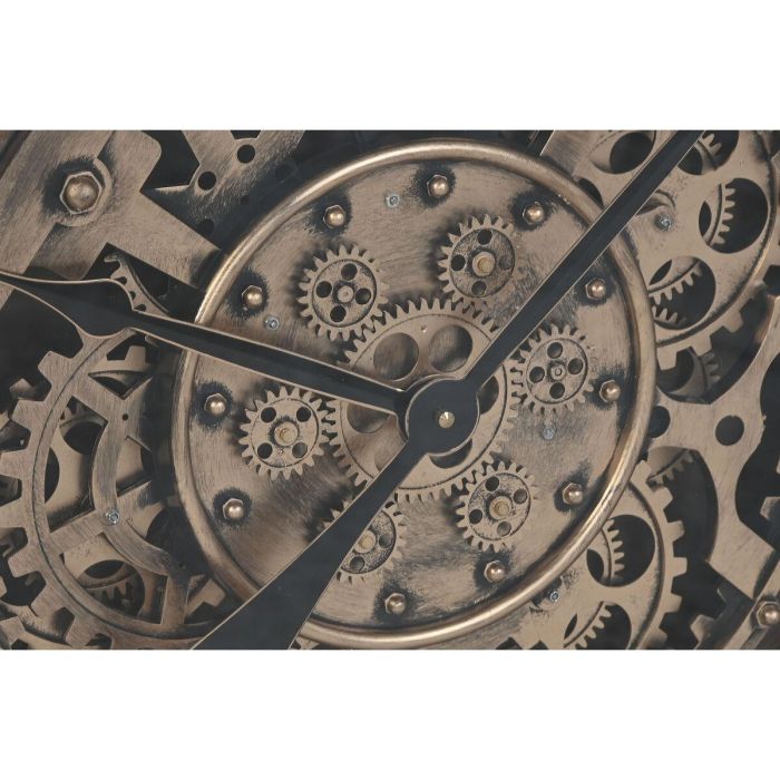 Reloj Pared Loft DKD Home Decor Natural 9.5 x 80 x 80 cm 2 Reloj Pared Loft DKD Home Decor Natural 9.5 x 80 x 80 cm 2