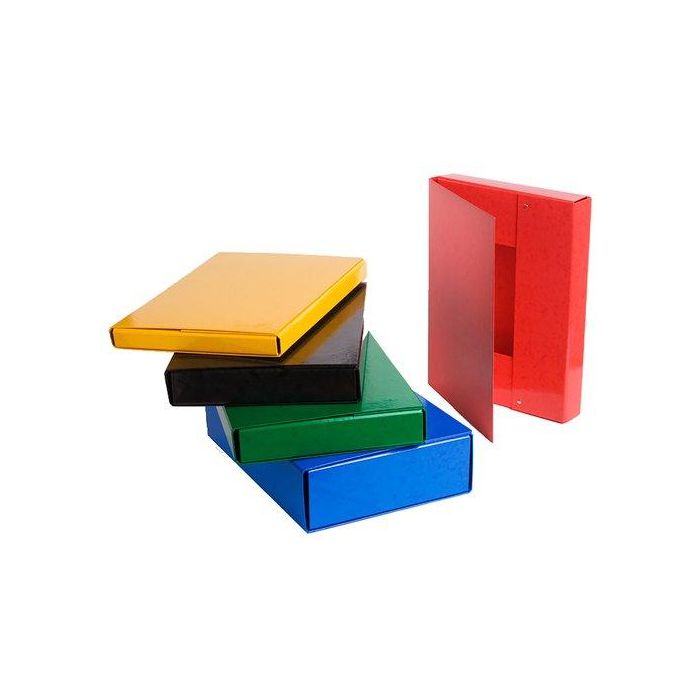 Carpeta De Proyectos Saro Carton Forrado A4 Iman 5 Cm Negro