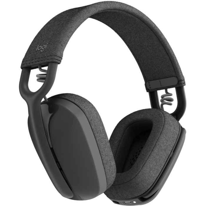 Logitech Zone Vibe Wireless MS Auriculares Diadema Bluetooth USB-C Grafito para Llamadas/Música Optimizado Microsoft Teams 2