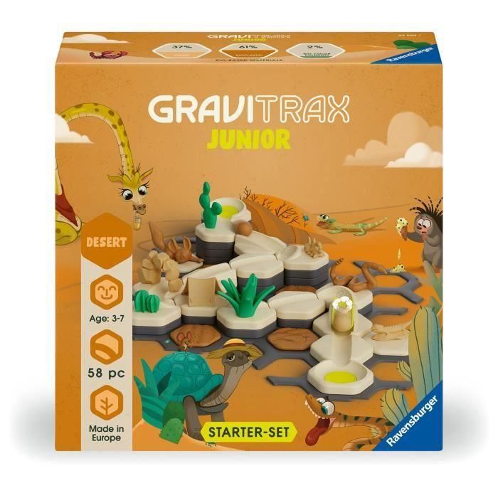 Ravensburger RAV1741846250360 GraviTrax Junior - Set de inicio S Desert - 59 piezas - Para niños a partir de 3 años 0 Ravensburger RAV1741846250360 GraviTrax Junior - Set de inicio S Desert - 59 piezas - Para niños a partir de 3 años 0