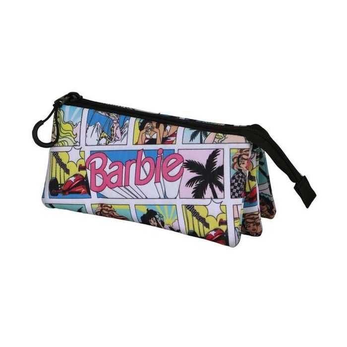 Karactermania Estuche Portatodo Triple Barbie Comic 23 x8 x11 cm con 3 Compartimentos 1