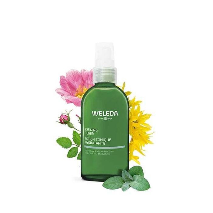 Weleda Tónico Perfeccionador para Rostro, Piel Radiante y Poros Afinador con Plantas, Refrescante - 150 ml