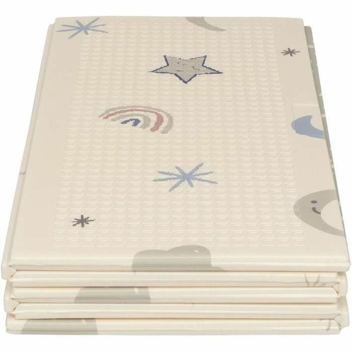 Nuby NUB0048526251261 Alfombra de juego reversible Arcoíris 200 x 150 x 1 cm para bebés y niños 5