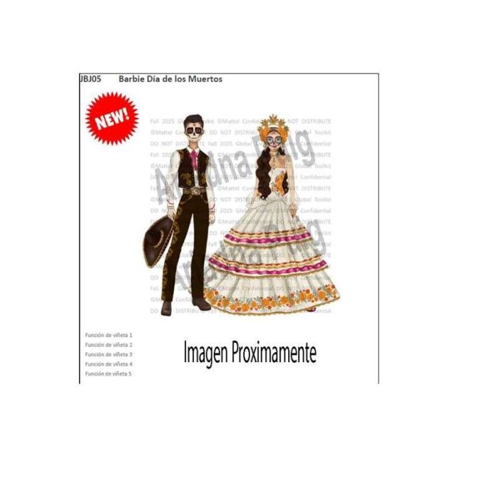 Barbie Muñeca Coleccionable Día de los Muertos - Edición Especial para Niñas y Niños +6 Años