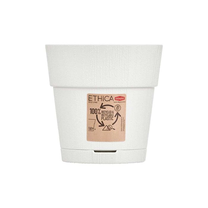 Maceta Plastico 15 Cm Ethica Blanca Stefanplast (12 Unidades) 2 Maceta Plastico 15 Cm Ethica Blanca Stefanplast (12 Unidades) 2