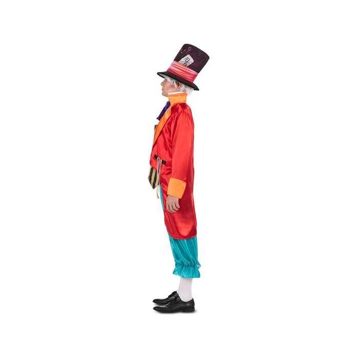 Disfraz sombrerero loco sombrero, cuello con pajarita, chaqueta con chaleco y pantalón talla m 1 Disfraz sombrerero loco sombrero, cuello con pajarita, chaqueta con chaleco y pantalón talla m 1