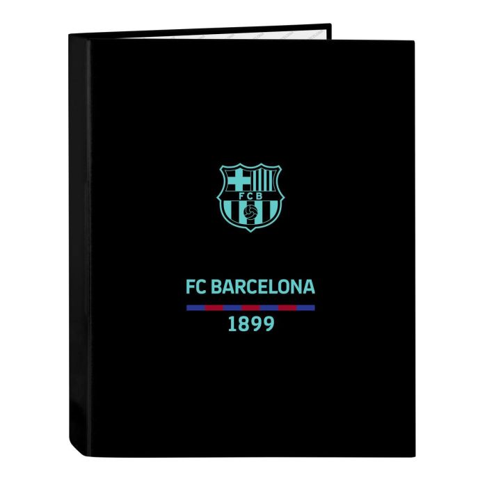Carpeta de anillas F.C. Barcelona Negro A4 26.5 x 33 x 4 cm 0 Carpeta de anillas F.C. Barcelona Negro A4 26.5 x 33 x 4 cm 0