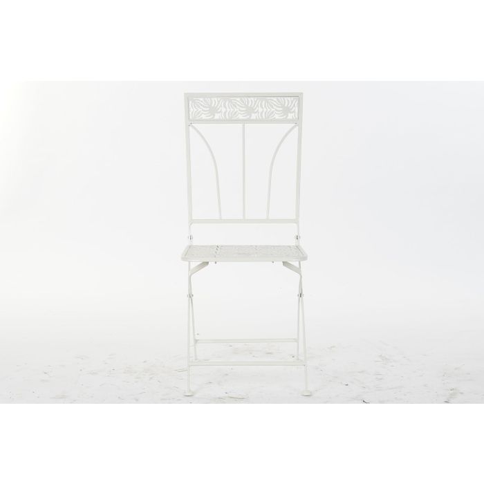 Silla Tropical DKD Home Decor Blanco 48 x 93 x 40 cm 4 Silla Tropical DKD Home Decor Blanco 48 x 93 x 40 cm 4