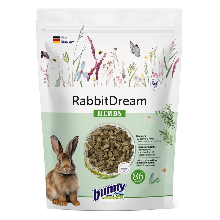 Bunny Nature Alimento Sueño Conejo Enano Hierbas 600 gr