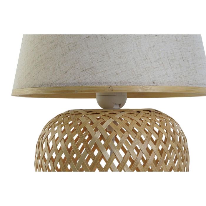 Lámpara de mesa DKD Home Decor Marrón Natural Bambú 50 W 220 V 24 x 24 x 34 cm 3 Lámpara de mesa DKD Home Decor Marrón Natural Bambú 50 W 220 V 24 x 24 x 34 cm 3