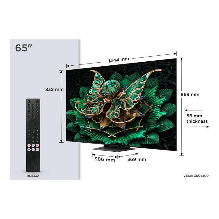 Smart TV TCL 65C7K 65" 4K Ultra HD HDR QD Mini LED 15 Smart TV TCL 65C7K 65" 4K Ultra HD HDR QD Mini LED 15