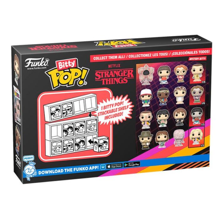 Blister 4 figuras Bitty POP Stranger Things Demogorgon 2