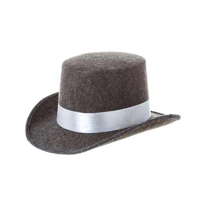 My Other Me Sombrero gris con cinta gris de 59 cm para disfraz o juego infantil, edad mínima 3 años 0 My Other Me Sombrero gris con cinta gris de 59 cm para disfraz o juego infantil, edad mínima 3 años 0