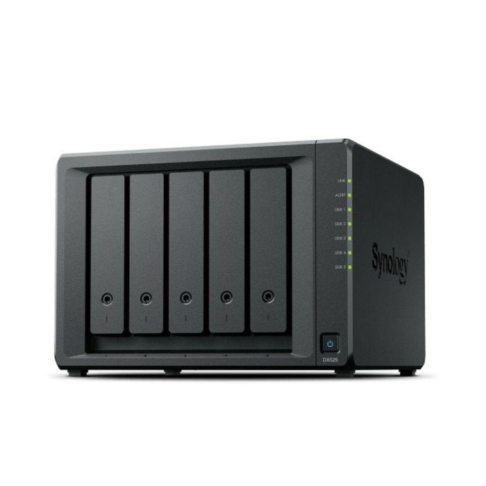 Synology DX525 Servidor NAS Estación de Discos con 5 Bahías, Compatible con HDD 3.5" y SSD 2.5" SATA, Hot-Swap 1 Synology DX525 Servidor NAS Estación de Discos con 5 Bahías, Compatible con HDD 3.5" y SSD 2.5" SATA, Hot-Swap 1