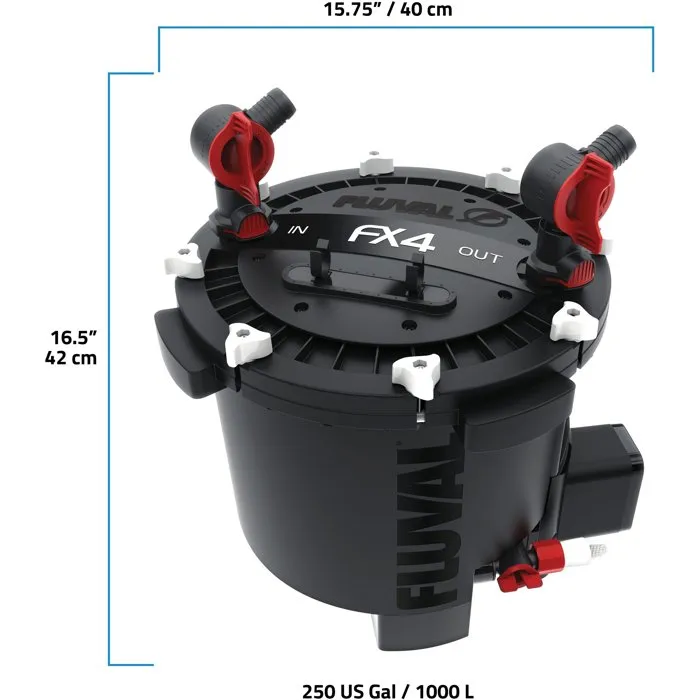 Fluval Filtro Externo FX4 para Acuario 1000L A214FLU 2